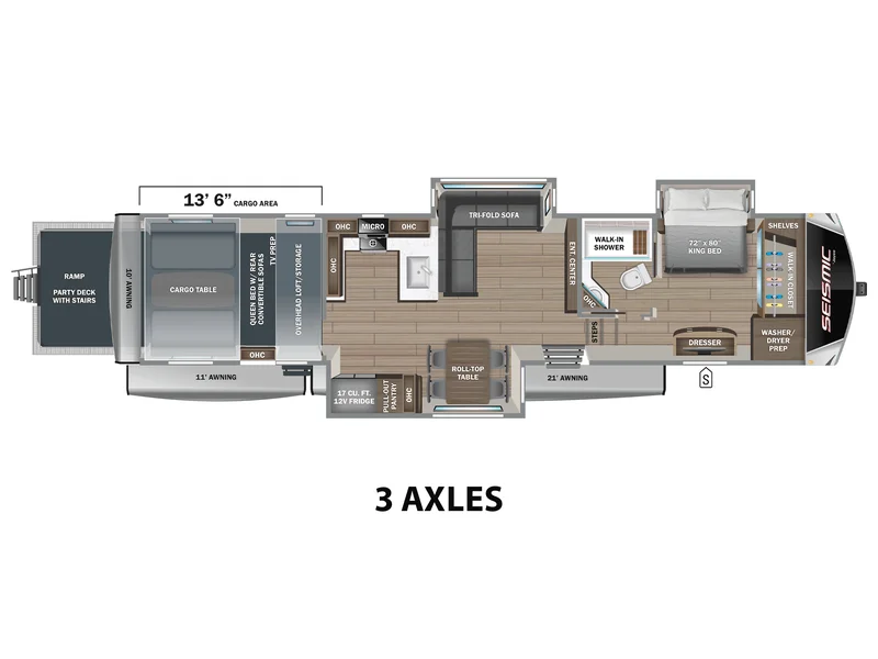 2026 Jayco SEISMIC 399 floorplan