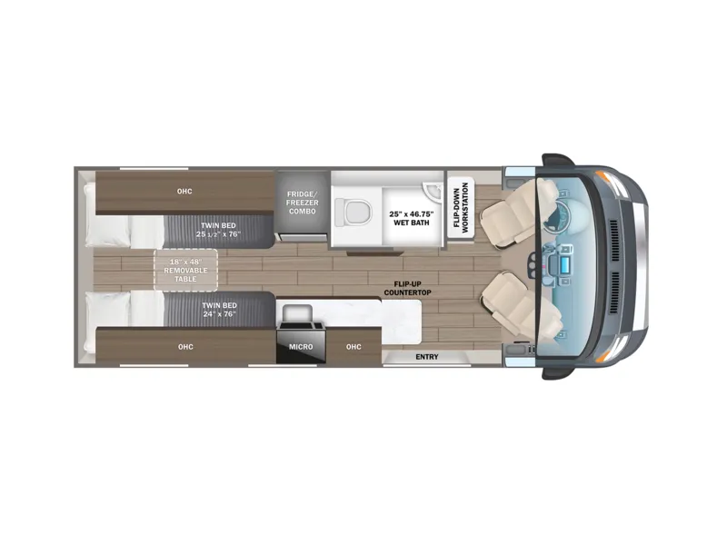 2026 Jayco Solstice 21L floorplan