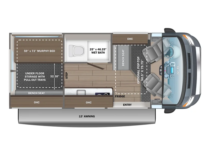 2026 Jayco Swift 20E floorplan