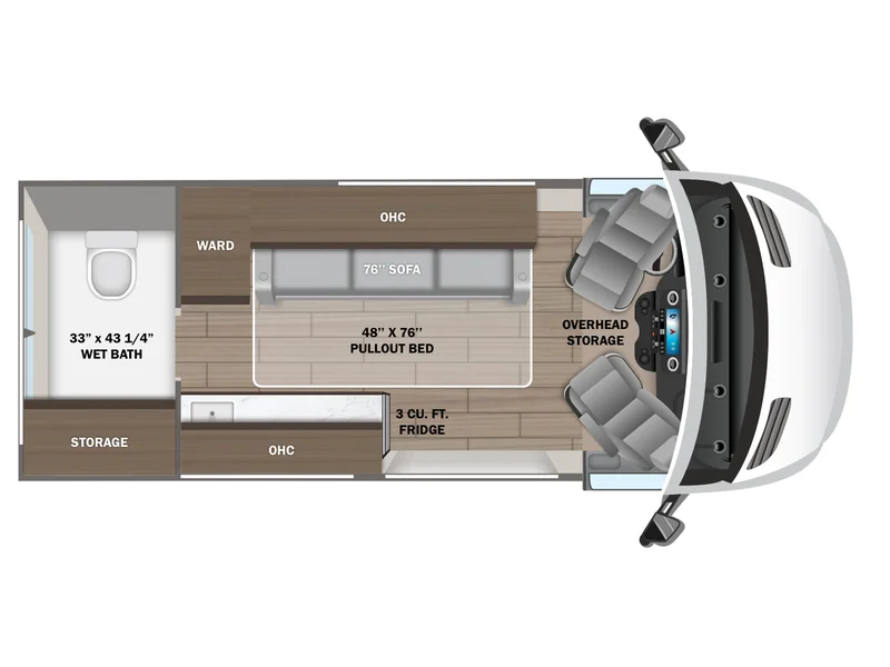 2026 Jayco Terrain 19A floorplan