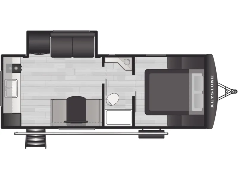 2026 Keystone RV PASSPORT 210RKC floorplan