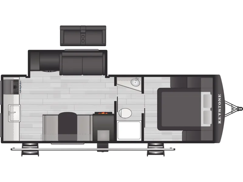 2026 Keystone RV PASSPORT 2450RK floorplan