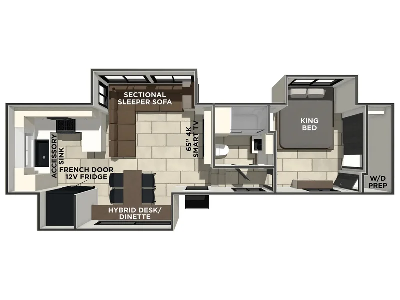 2026 Forest River CRUSADER KING33 floorplan