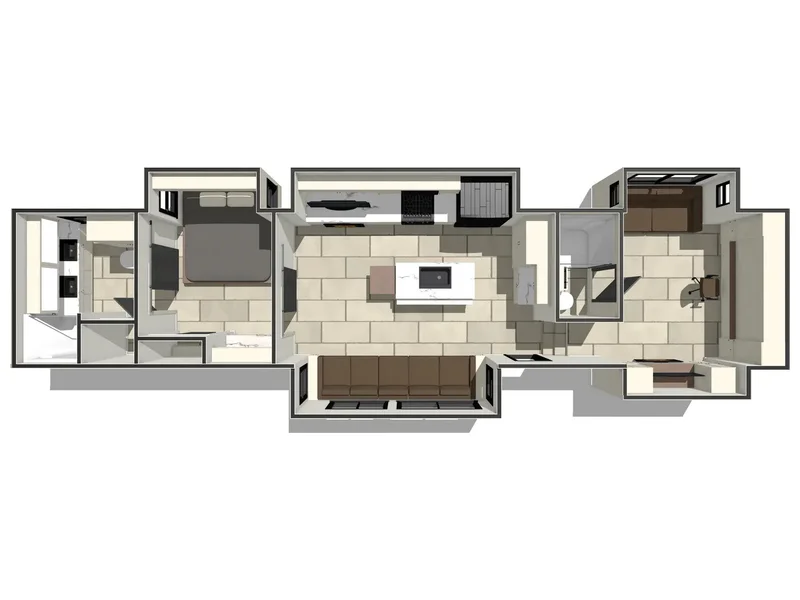 2026 Forest River SANIBEL 39HYBRID floorplan