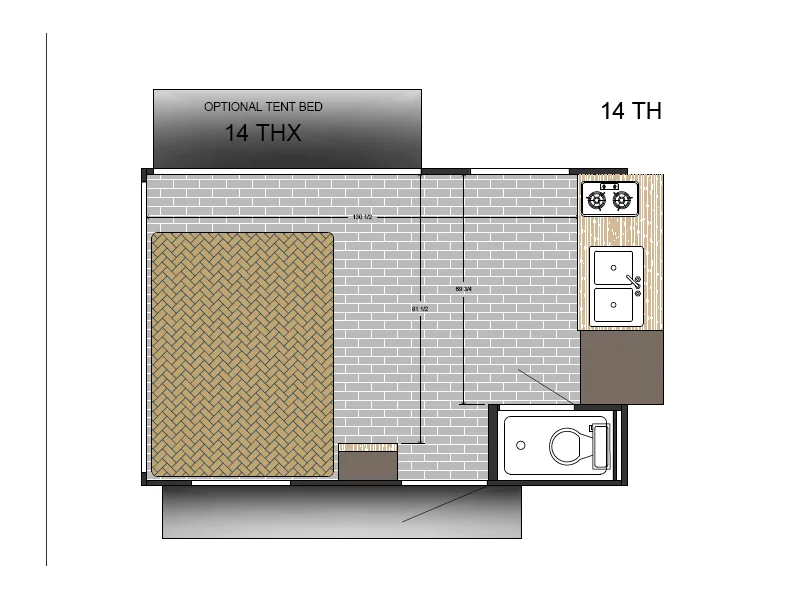 2026 Sunset Park RV SUNLITE 14TH floorplan