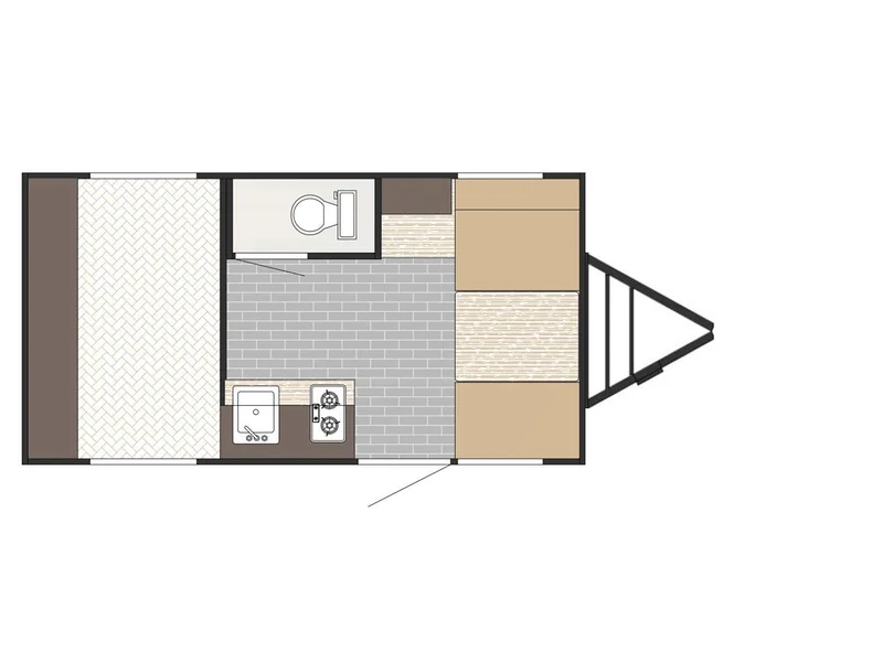 2027 Sunset Park RV SUNRAY 149 floorplan