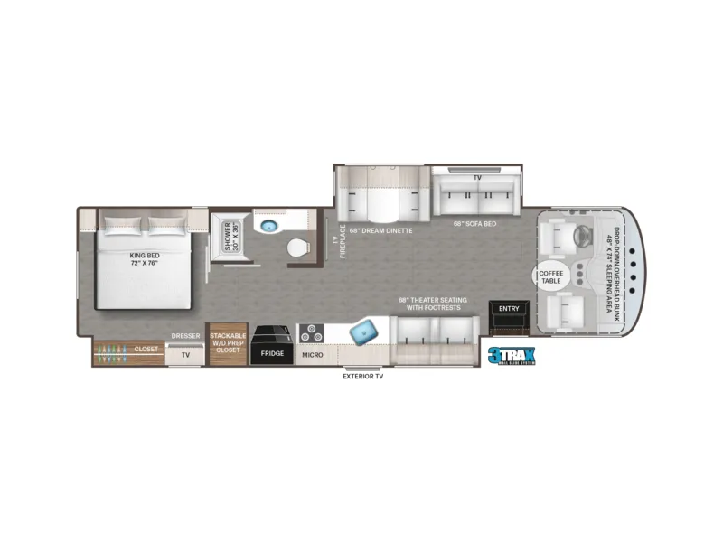 2026 Thor Motor Coach LUMINATE CC35 floorplan
