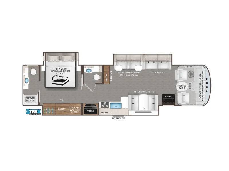 2026 Thor Motor Coach LUMINATE HH36 floorplan