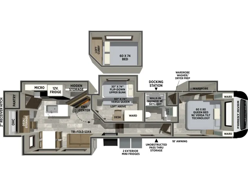2027 Forest River IMPRESSION 315MB floorplan