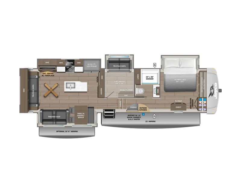 2027 Jayco EAGLE 355MBQS floorplan