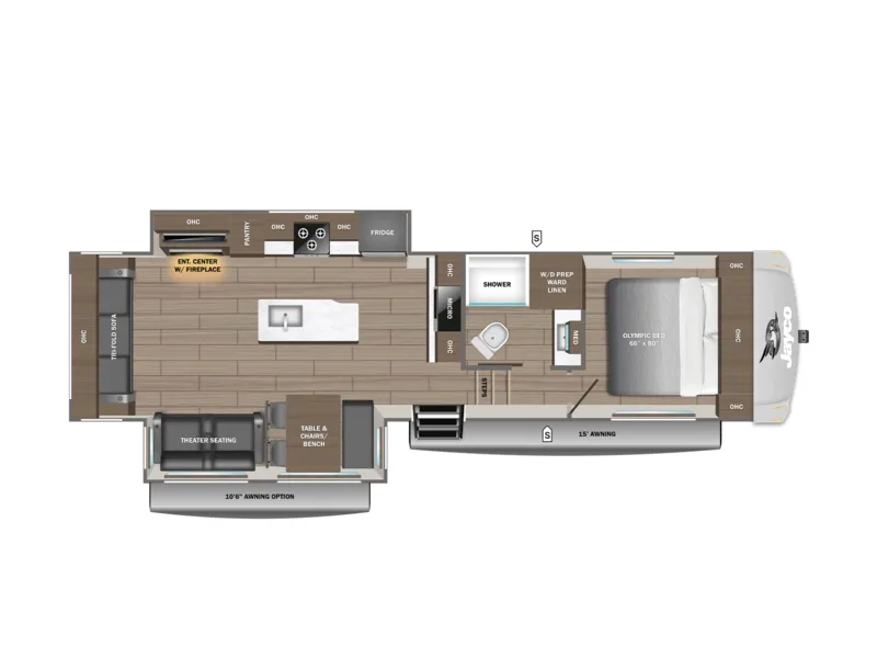 2027 Jayco EAGLE HT 29RLC floorplan