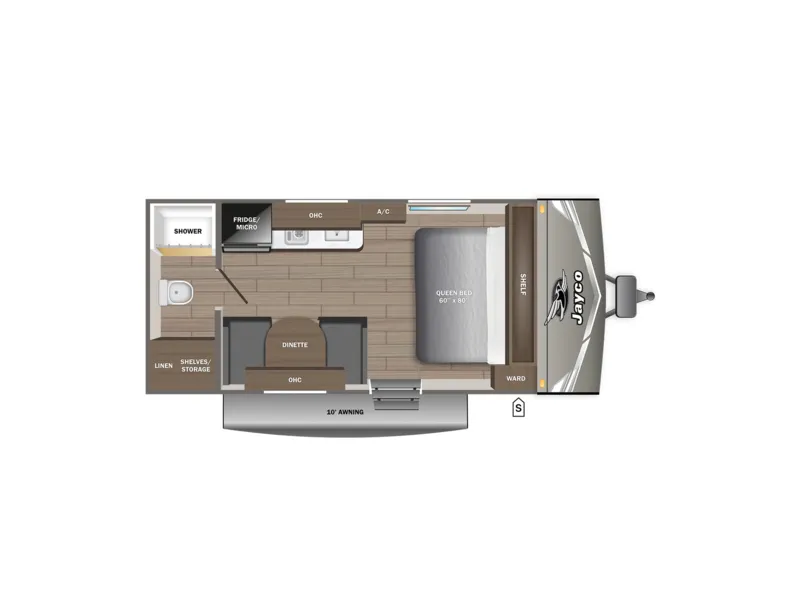2027 Jayco JAY FLIGHT SLX 170FQ floorplan