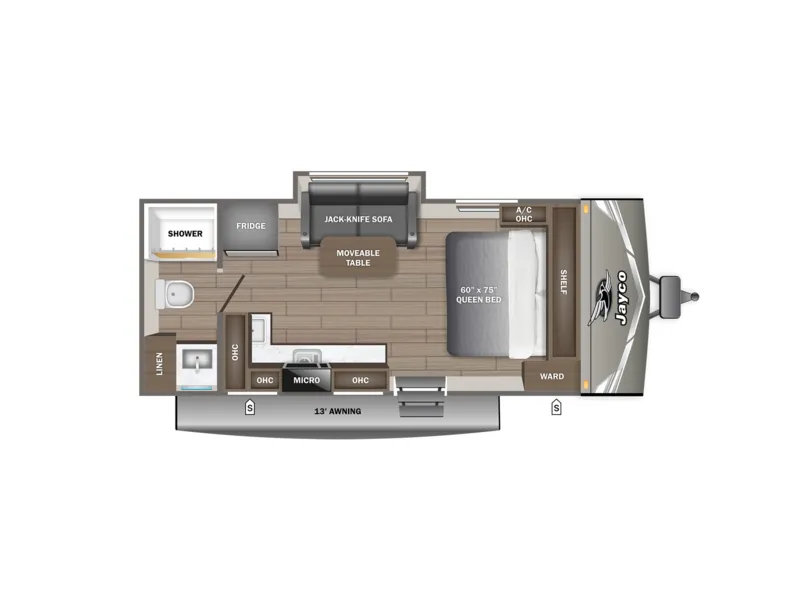 2027 Jayco JAY FLIGHT SLX 180LK floorplan