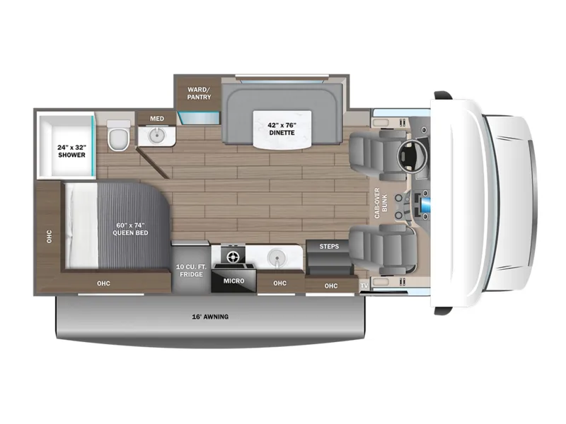 2027 Jayco Redhawk SE 22A floorplan