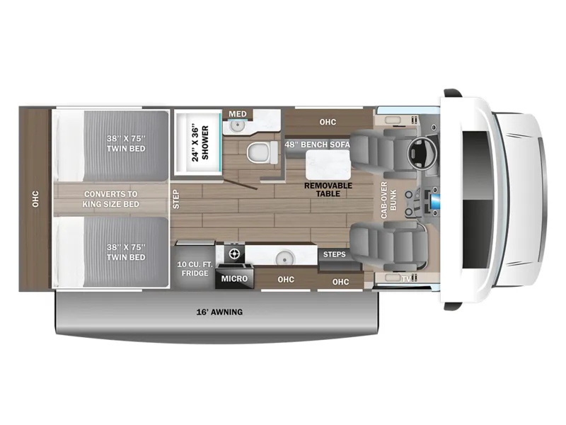 2027 Jayco Redhawk SE 22T floorplan