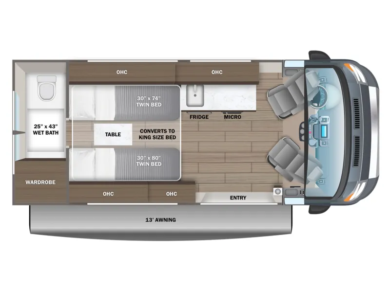 2027 Jayco Swift 20T floorplan